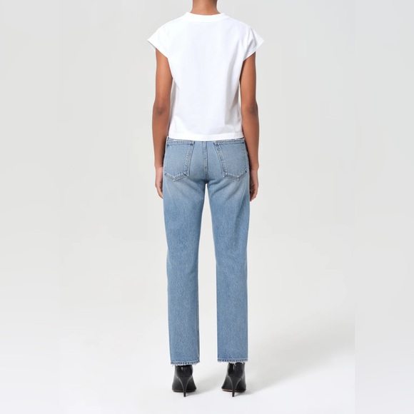 AGOLDE 90'S PINCH WAIST HIGH RISE STRAIGHT IN STAGE - Picture 2 of 7